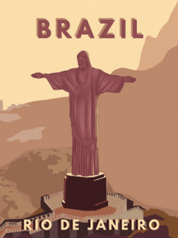 Affiche - Brazil - Accueil | Oueso - Art Afro Contemporain