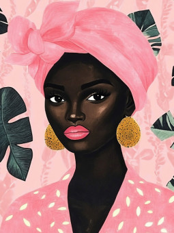 Affiche - Nzinga - Accueil | Oueso - Art Afro Contemporain