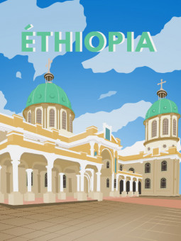 Affiche - Ethiopia - Accueil | Oueso - Art Afro Contemporain