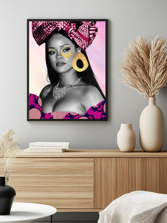 Affiche - Rhianna pink-Accueil-OUESO