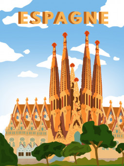 Affiche - Espagne - Accueil | Oueso - Art Afro Contemporain