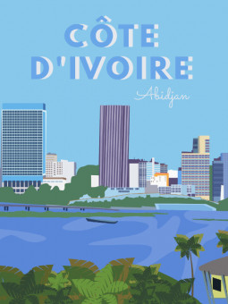 Affiche - Côte d'ivoire - Accueil | Oueso - Art Afro Contemporain