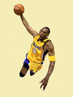 Affiche - Kobe Bryant - Accueil | Oueso - Art Afro Contemporain