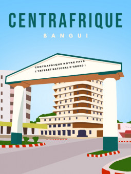 Affiche - Centreafrique - Accueil | Oueso - Art Afro Contemporain