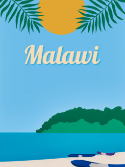 Affiche - Malawi - Accueil | Oueso - Art Afro Contemporain