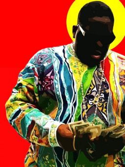 Affiche - Cash biggie - Accueil | Oueso - Art Afro Contemporain