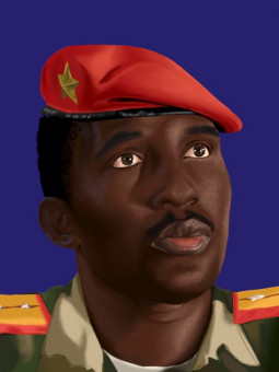 Affiche - Thomas Sankara - Accueil | Oueso - Art Afro Contemporain