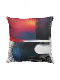 Cushion - Abstract blue - Accueil | Oueso - Contemporary Afro Art