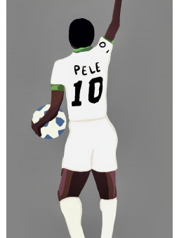 Affiche - Pelé - Accueil | Oueso - Art Afro Contemporain
