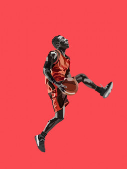 Poster - Lay up - Accueil | Oueso - Contemporary Afro Art