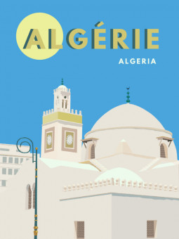 Poster - Algérie - Accueil | Oueso - Contemporary Afro Art