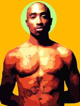 Affiche - Tupac Shakur - Accueil | Oueso - Art Afro Contemporain
