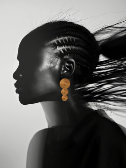 Affiche - Black blur - Accueil | Oueso - Art Afro Contemporain