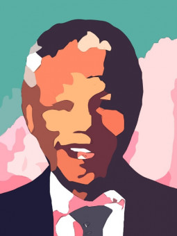 Affiche - Mandela art - Accueil | Oueso - Art Afro Contemporain