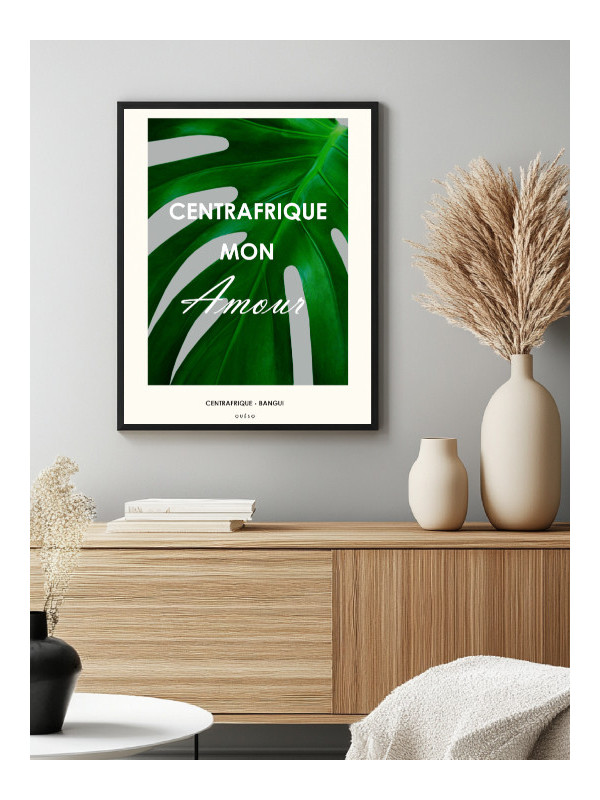 Affiche - Centrafrique mon amour - Accueil | Oueso - Art Afro Conte...