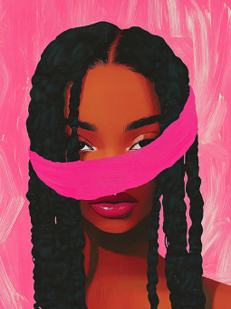 Affiche - Breast Strong - Accueil | Oueso - Art Afro Contemporain