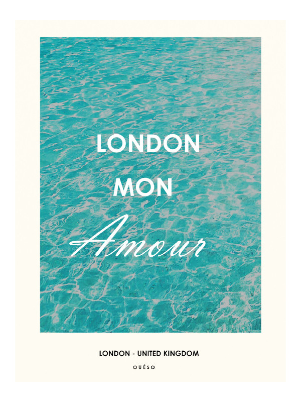 Poster - London my love - Accueil | Oueso - Contemporary Afro Art