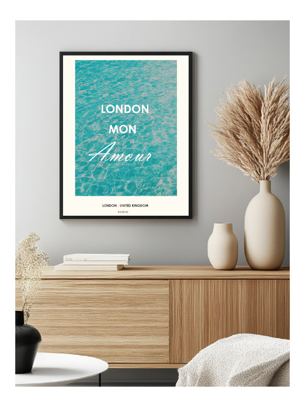Poster - London my love - Accueil | Oueso - Contemporary Afro Art