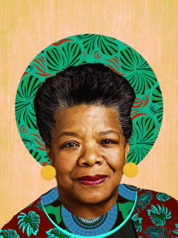 Affiche - Maya Angelou - Accueil | Oueso - Art Afro Contemporain