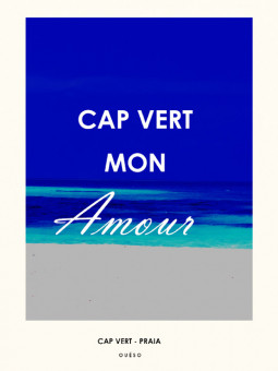 Affiche - Cap vert mon amour - Accueil | Oueso - Art Afro Contemporain
