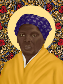 Poster - Harriet Tubman - Accueil | Oueso - Contemporary Afro Art