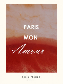 Affiche - Paris mon amour - Accueil | Oueso - Art Afro Contemporain