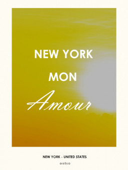 Affiche - New york mon amour - Accueil | Oueso - Art Afro Contemporain