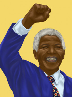 Poster - Mandela victory - Accueil | Oueso - Contemporary Afro Art