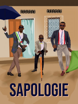 Affiche - Sapologie - Accueil | Oueso - Art Afro Contemporain