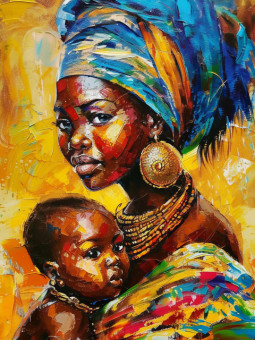 Affiche - Mama Africa - Accueil | Oueso - Art Afro Contemporain