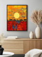 Affiche - Village Family - Accueil | Oueso - Art Afro Contemporain