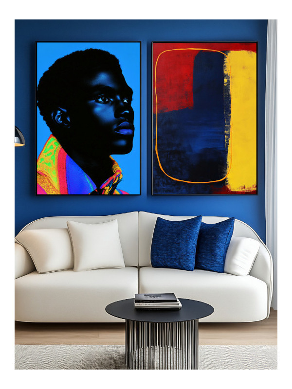 Set of posters Blue dream - Accueil | Oueso - Contemporary Afro Art