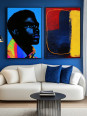 Lot de poster - Blue dream - Accueil | Oueso - Art Afro Contemporain