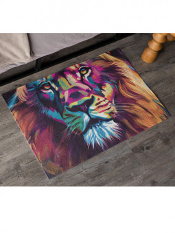 Rug - Lion Balu - Accueil | Oueso - Contemporary Afro Art