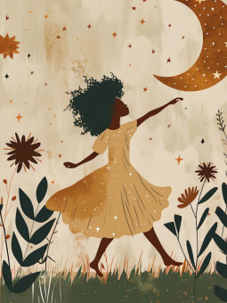 Affiche - Dream on - Accueil | Oueso - Art Afro Contemporain