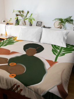 Duvet cover - Siema - Accueil | Oueso - Contemporary Afro Art