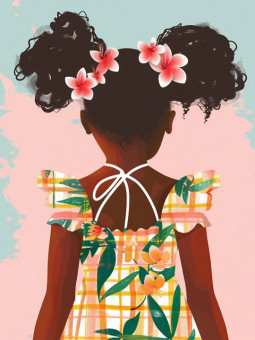 Affiche - Maeva - Accueil | Oueso - Art Afro Contemporain