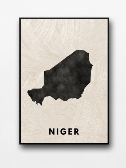 Framed posters - Niger - Accueil | Oueso - Contemporary Afro Art