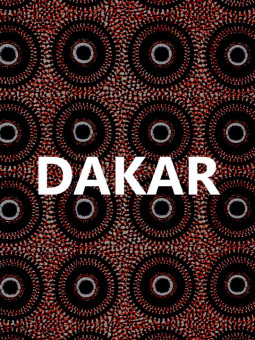 Poster - Dakar wax - Accueil | Oueso - Contemporary Afro Art