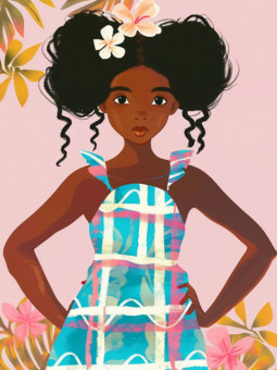 Poster - Mirela - Accueil | Oueso - Contemporary Afro Art