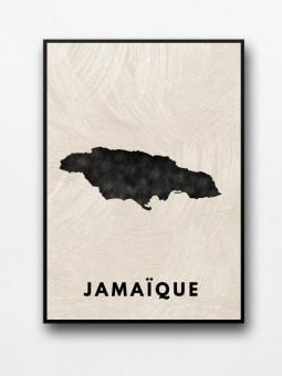 Affiche encadrée - Jamaïque - Accueil | Oueso - Art Afro Contemporain