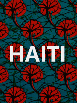 Affiche - Haïti wax - Accueil | Oueso - Art Afro Contemporain
