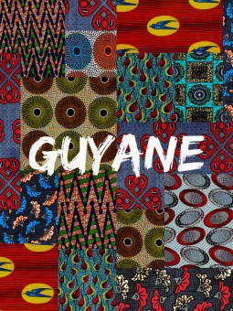 Affiche - Guyane wax - Art mural | Oueso - Art Afro Contemporain