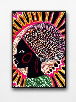 Framed poster - Sundiata - Accueil | Oueso - Contemporary Afro Art