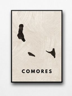 Affiche encadrée - Comores - Accueil | Oueso - Art Afro Contemporain