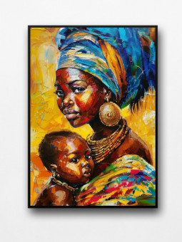 Framed poster - Mama africa - Accueil | Oueso - Contemporary Afro Art