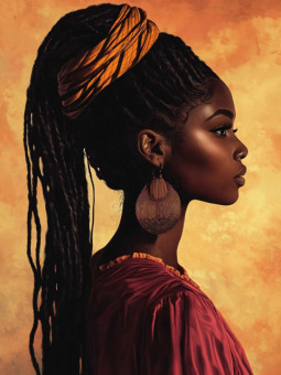Affiche - Queen Africa - Accueil | Oueso - Art Afro Contemporain