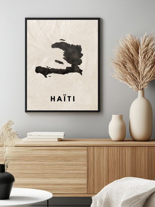 Affiche encadrée - Haïti-Accueil-OUESO