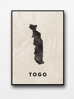 Framed posters - Togo - Accueil | Oueso - Contemporary Afro Art