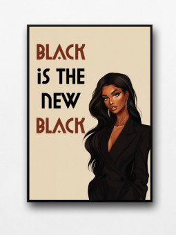 Affiche encadrée - New black - Accueil | Oueso - Art Afro Contemporain